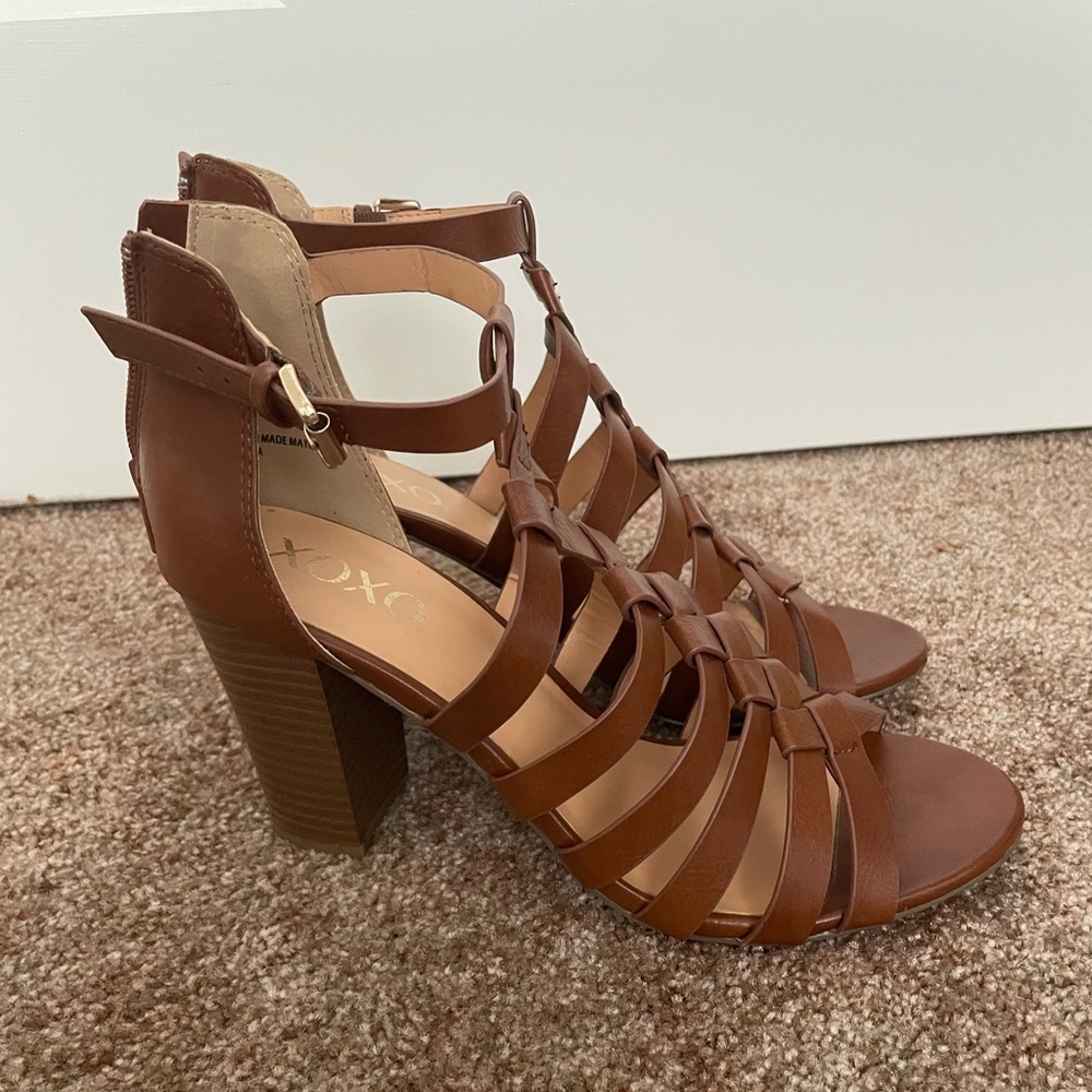 Brown stewpot casual heels